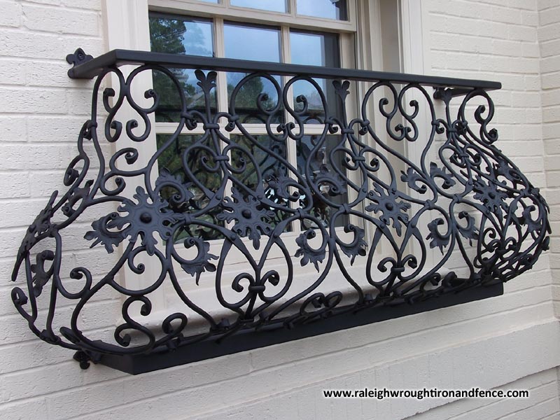 Faux Iron Balcony Raleigh Wrought Iron Co.